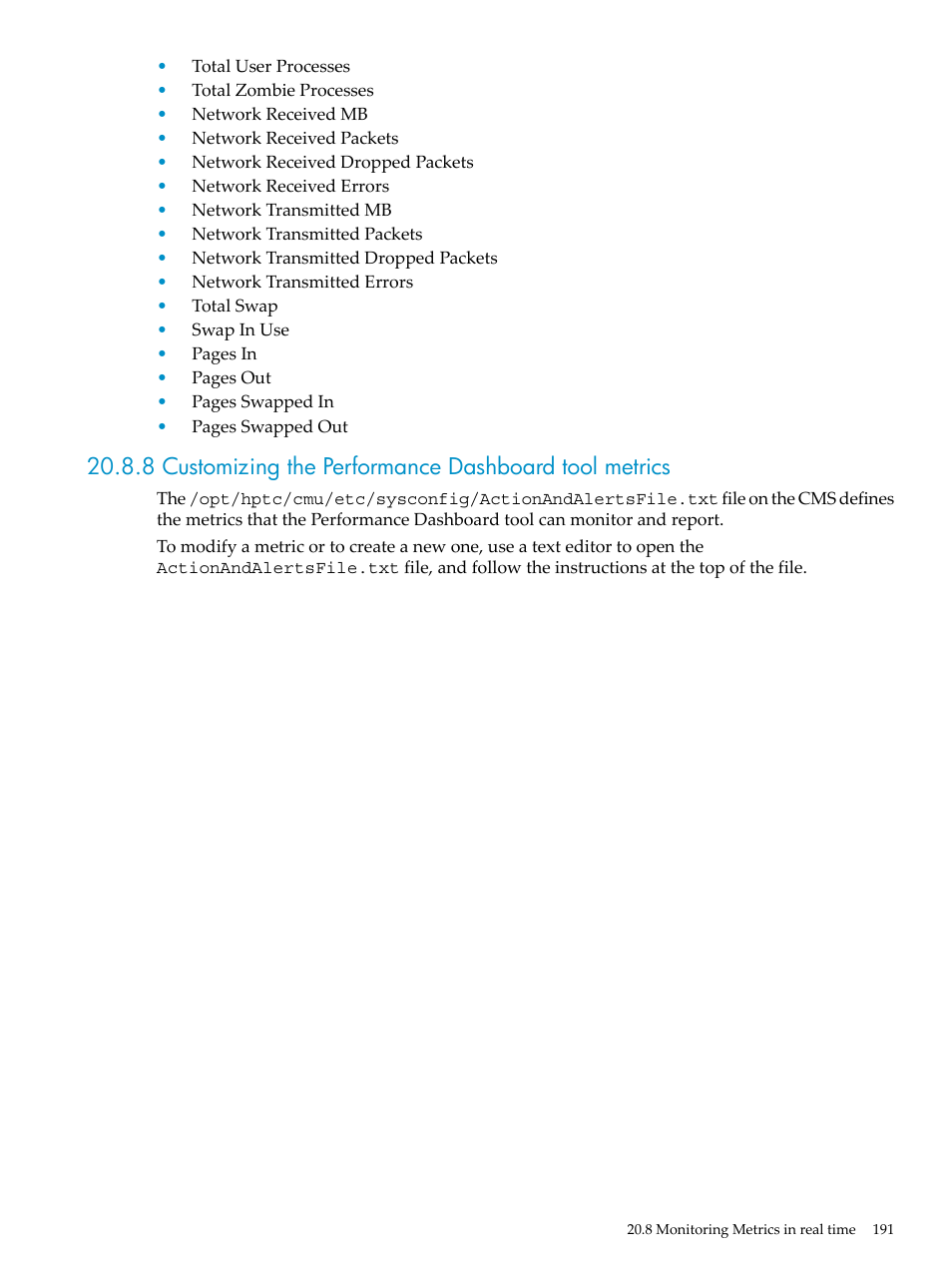 HP Insight Control Software for Linux User Manual | Page 191 / 288