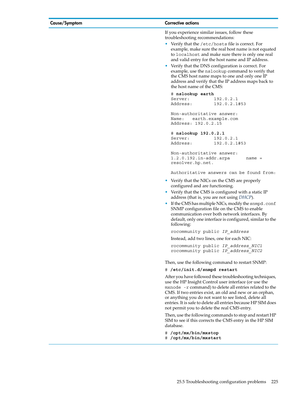 HP Insight Control Software for Linux User Manual | Page 225 / 288