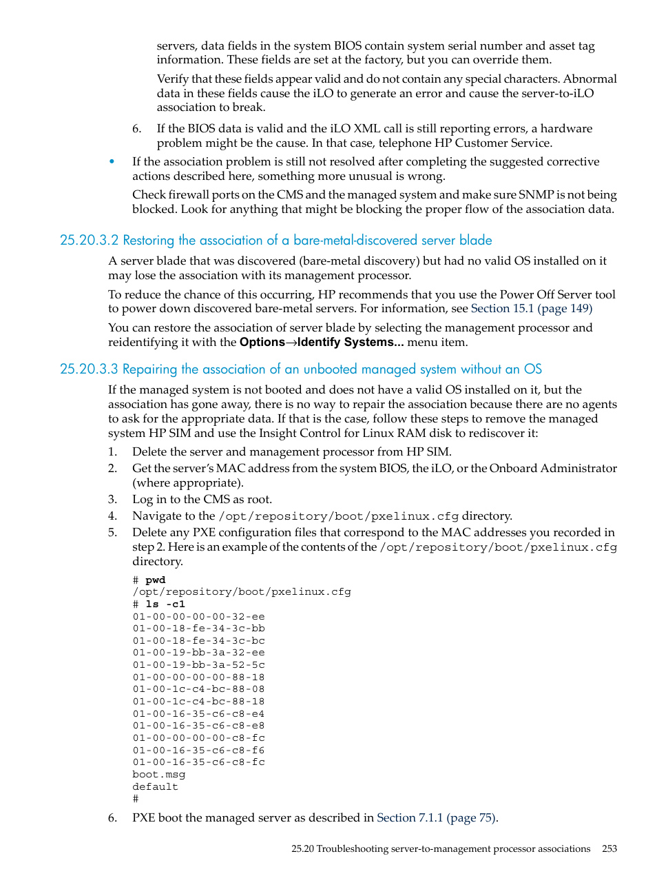 HP Insight Control Software for Linux User Manual | Page 253 / 288