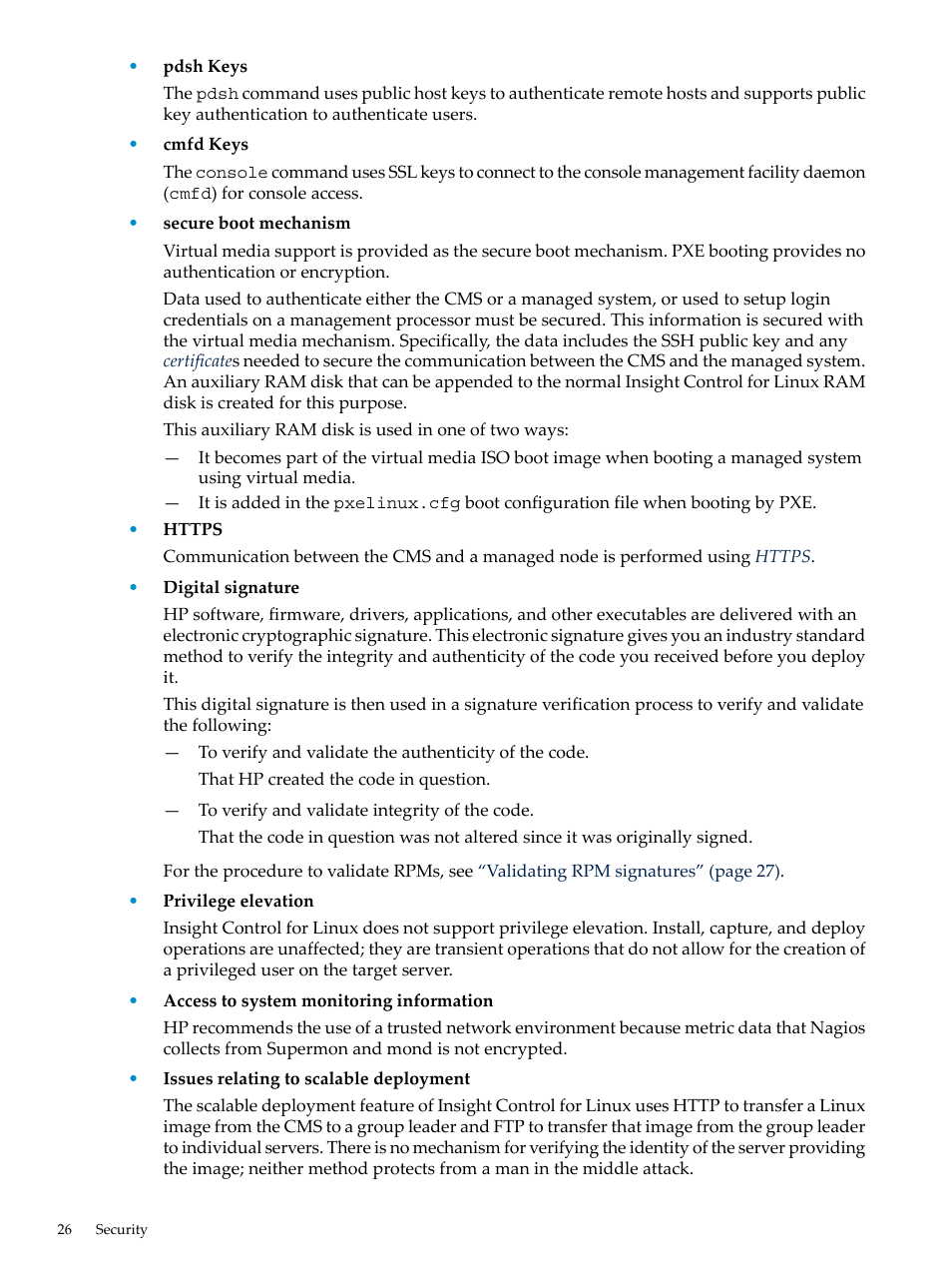 HP Insight Control Software for Linux User Manual | Page 26 / 288