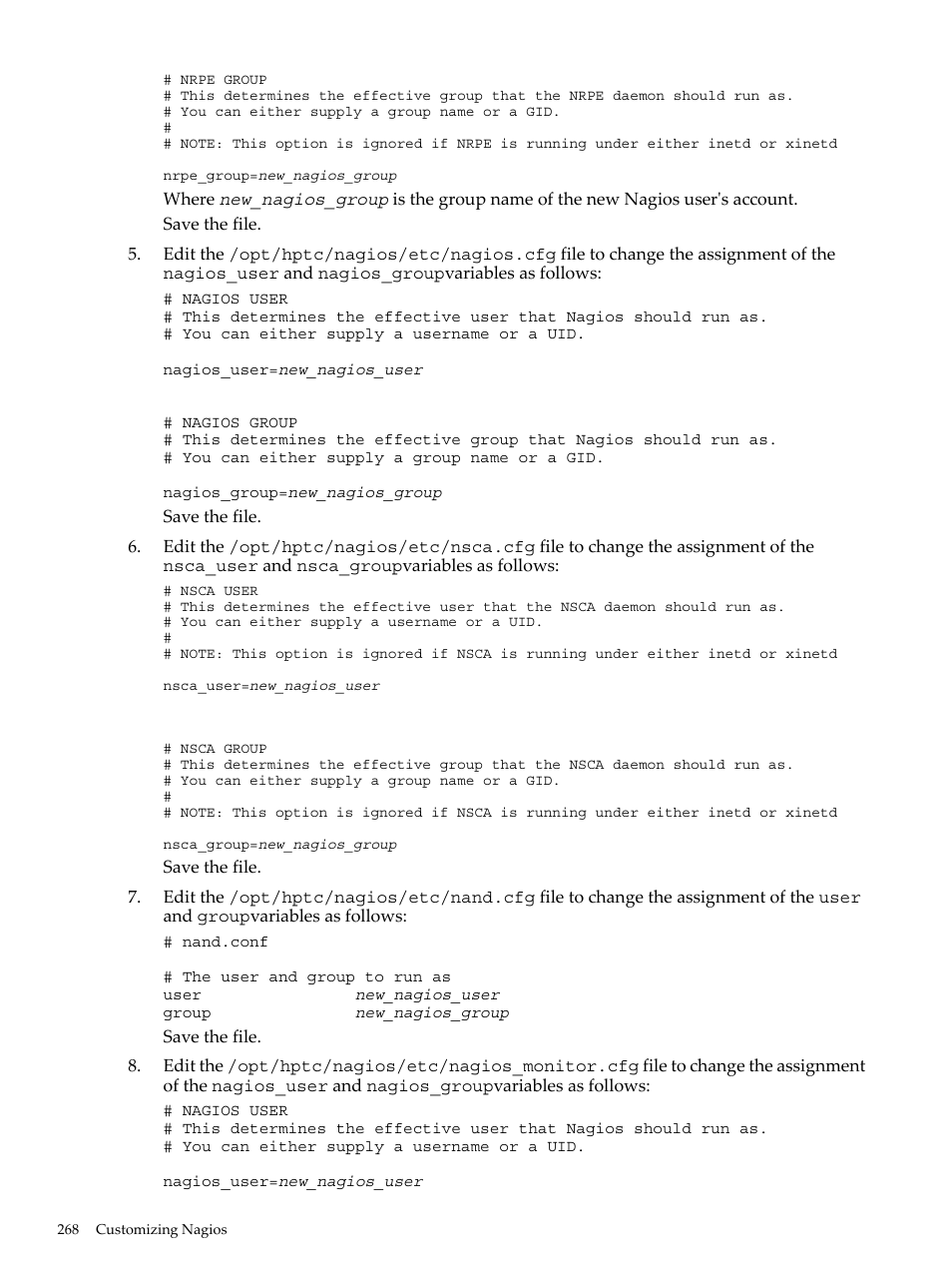 HP Insight Control Software for Linux User Manual | Page 268 / 288