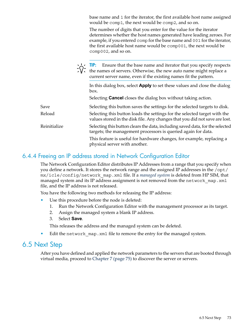 5 next step | HP Insight Control Software for Linux User Manual | Page 73 / 288