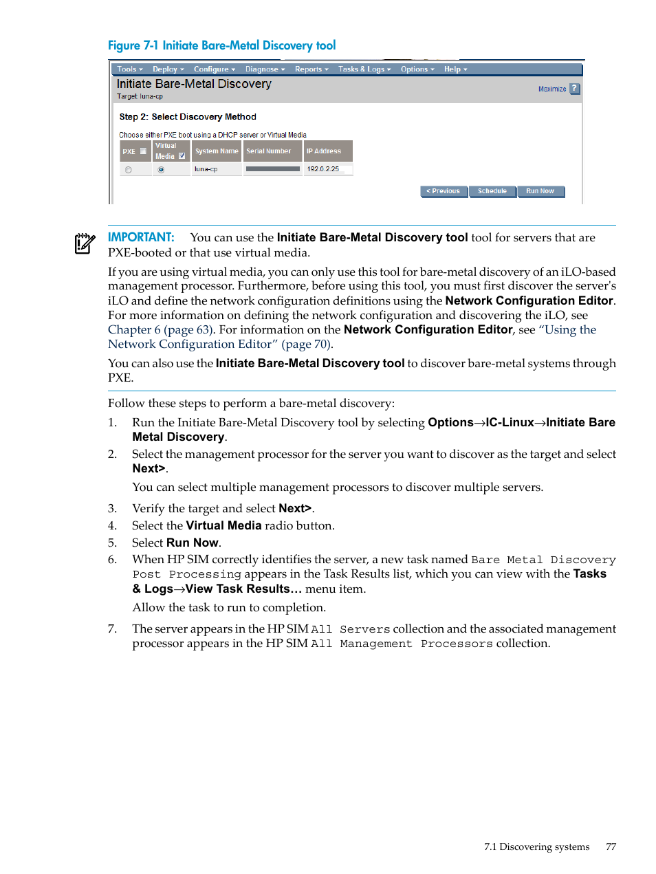 HP Insight Control Software for Linux User Manual | Page 77 / 288