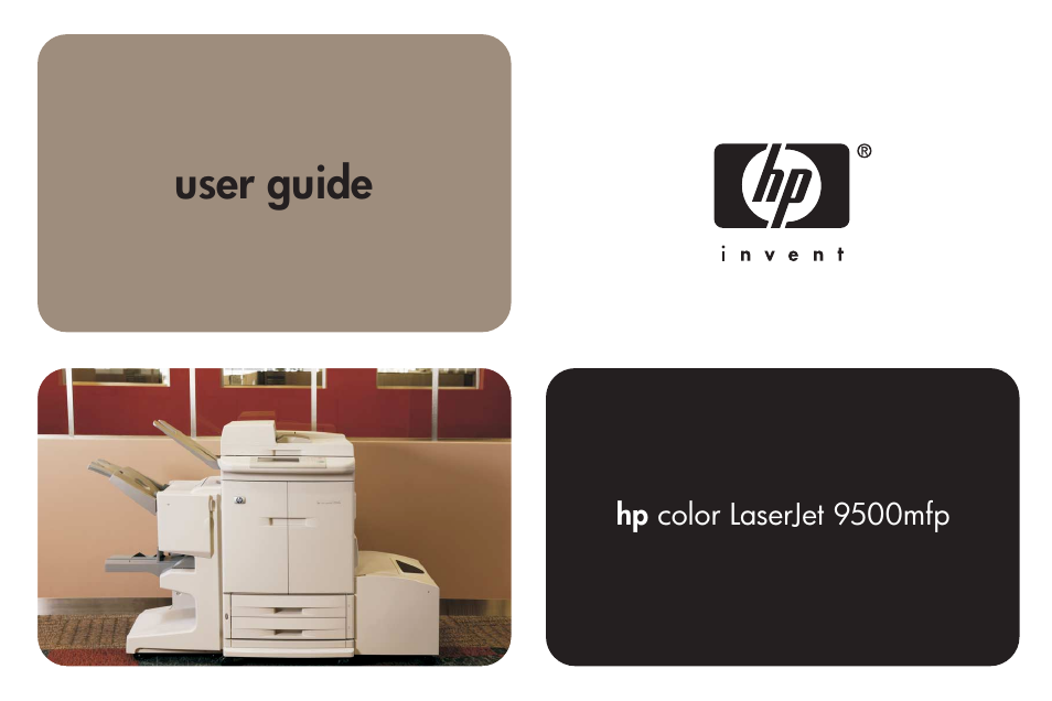 HP Color LaserJet 9500 Multifunction Printer series User Manual | 354 pages