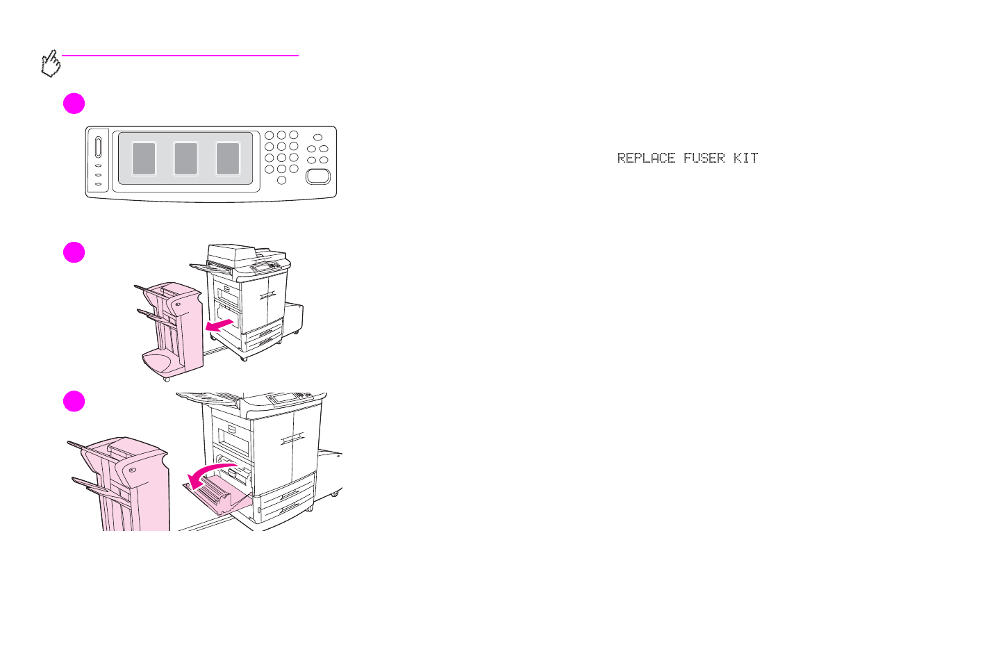 Replacing the image fuser kit | HP Color LaserJet 9500 Multifunction Printer series User Manual | Page 236 / 354