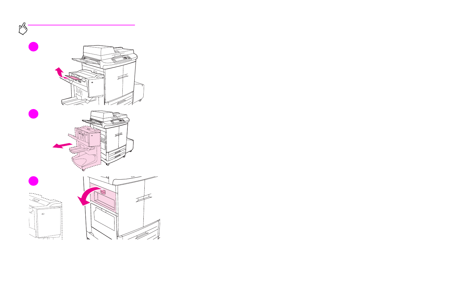 Jam in the top output bin | HP Color LaserJet 9500 Multifunction Printer series User Manual | Page 280 / 354