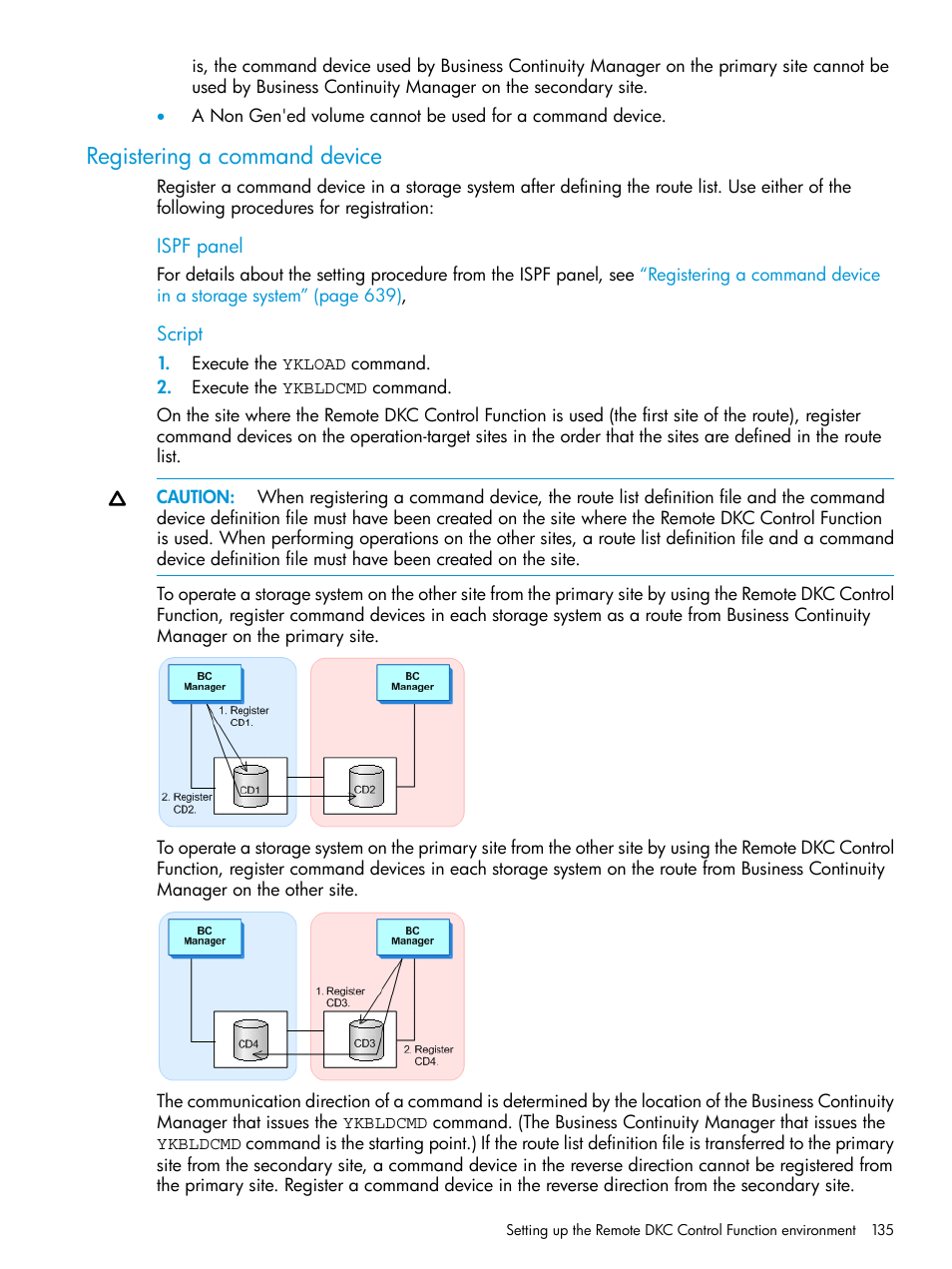 Registering a command device | HP XP P9500 Storage User Manual | Page 135 / 773