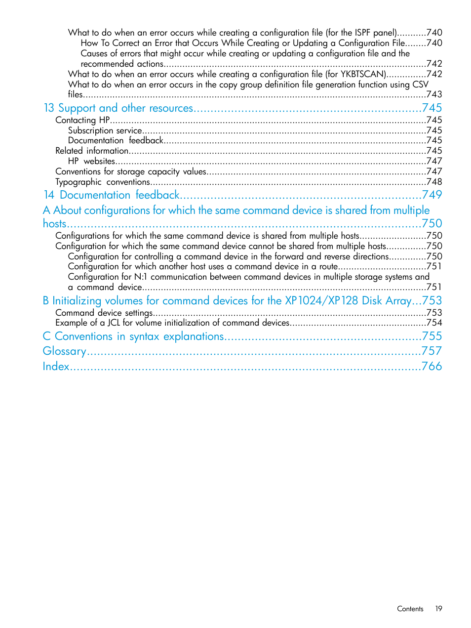 13 support and other resources | HP XP P9500 Storage User Manual | Page 19 / 773