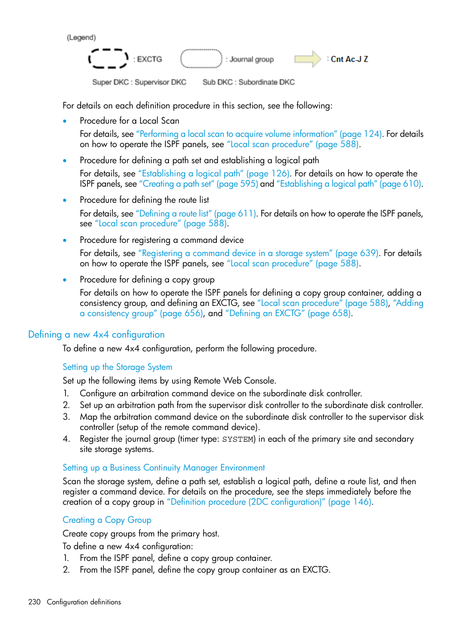 Defining a new 4x4 configuration | HP XP P9500 Storage User Manual | Page 230 / 773