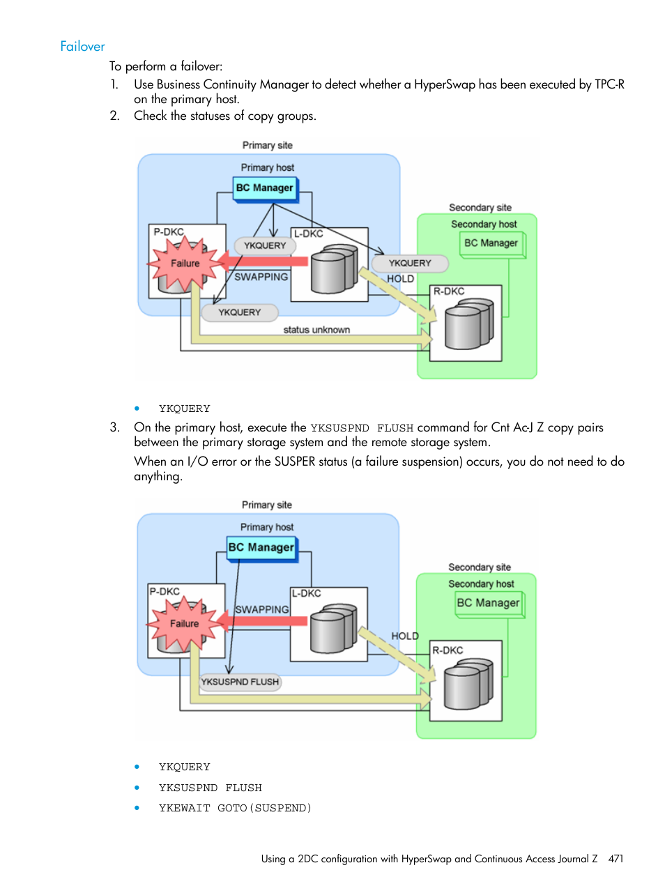 Failover | HP XP P9500 Storage User Manual | Page 471 / 773