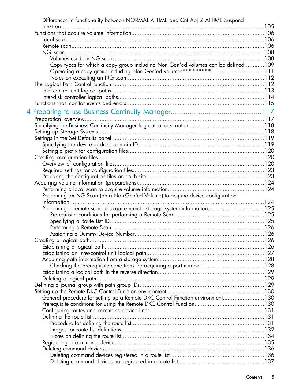 4 preparing to use business continuity manager | HP XP P9500 Storage User Manual | Page 5 / 773