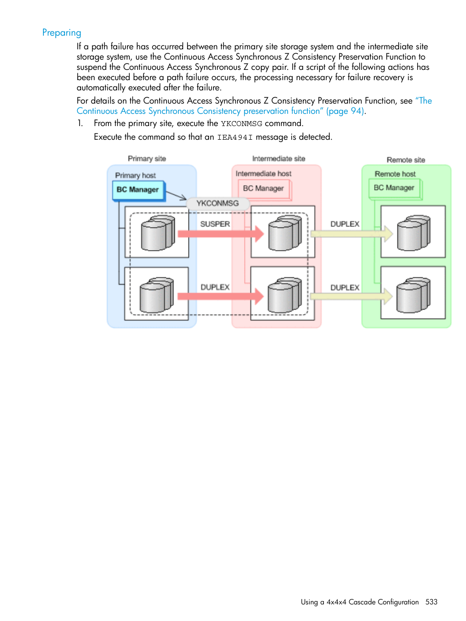 Preparing | HP XP P9500 Storage User Manual | Page 533 / 773