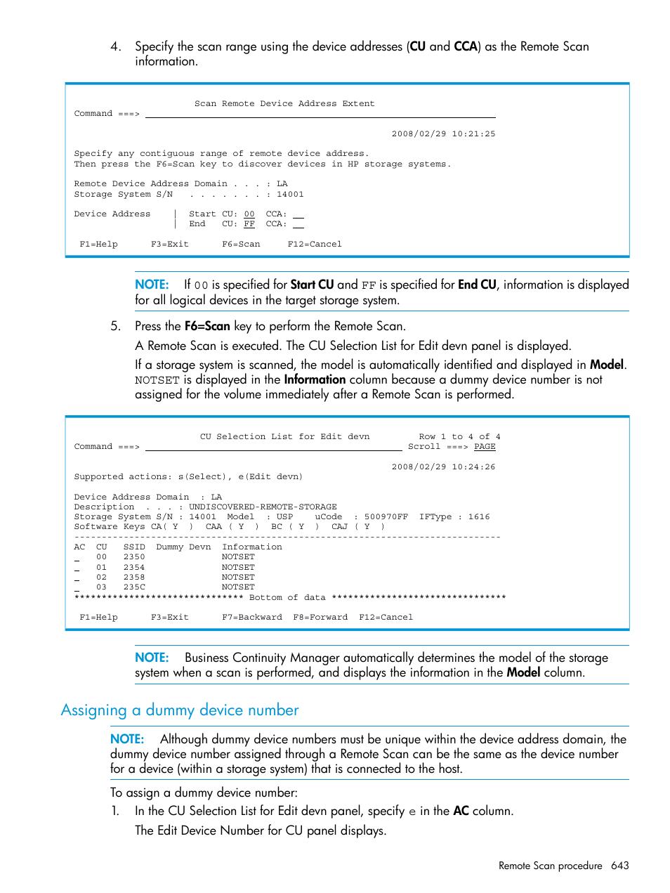 Assigning a dummy device number | HP XP P9500 Storage User Manual | Page 643 / 773