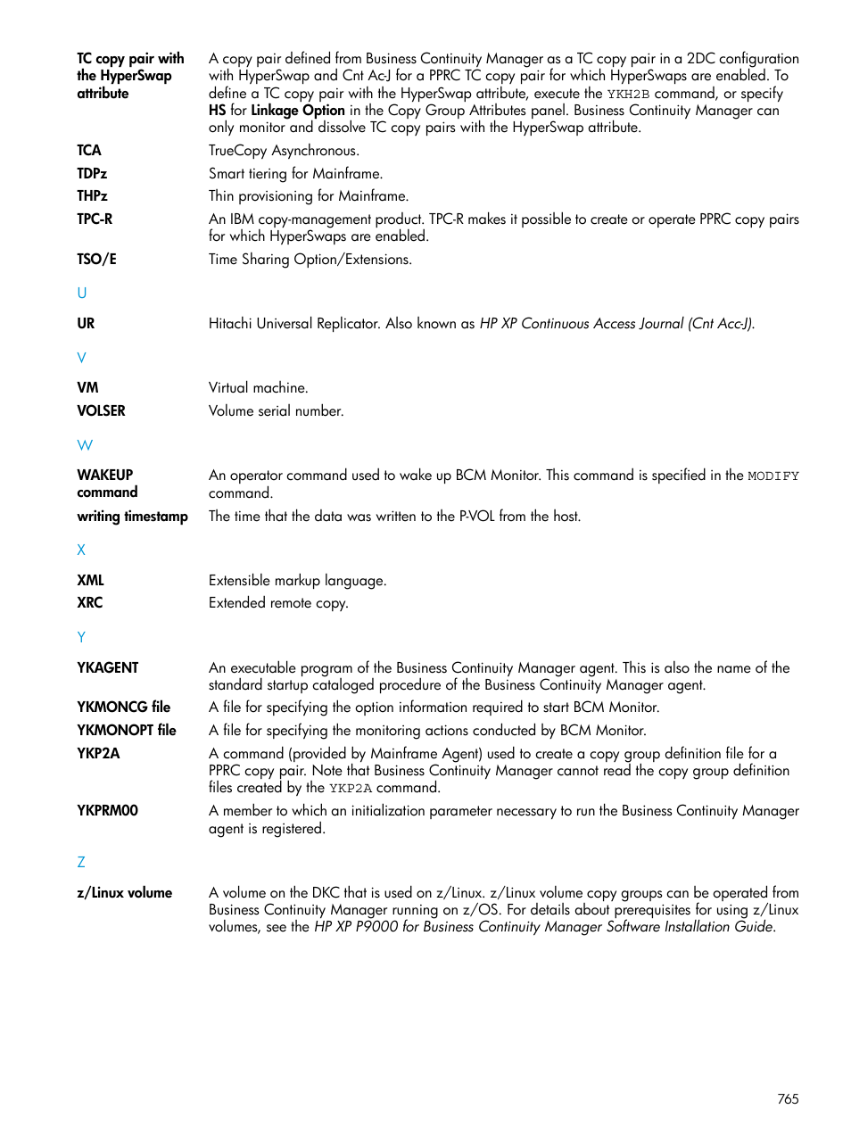 HP XP P9500 Storage User Manual | Page 765 / 773