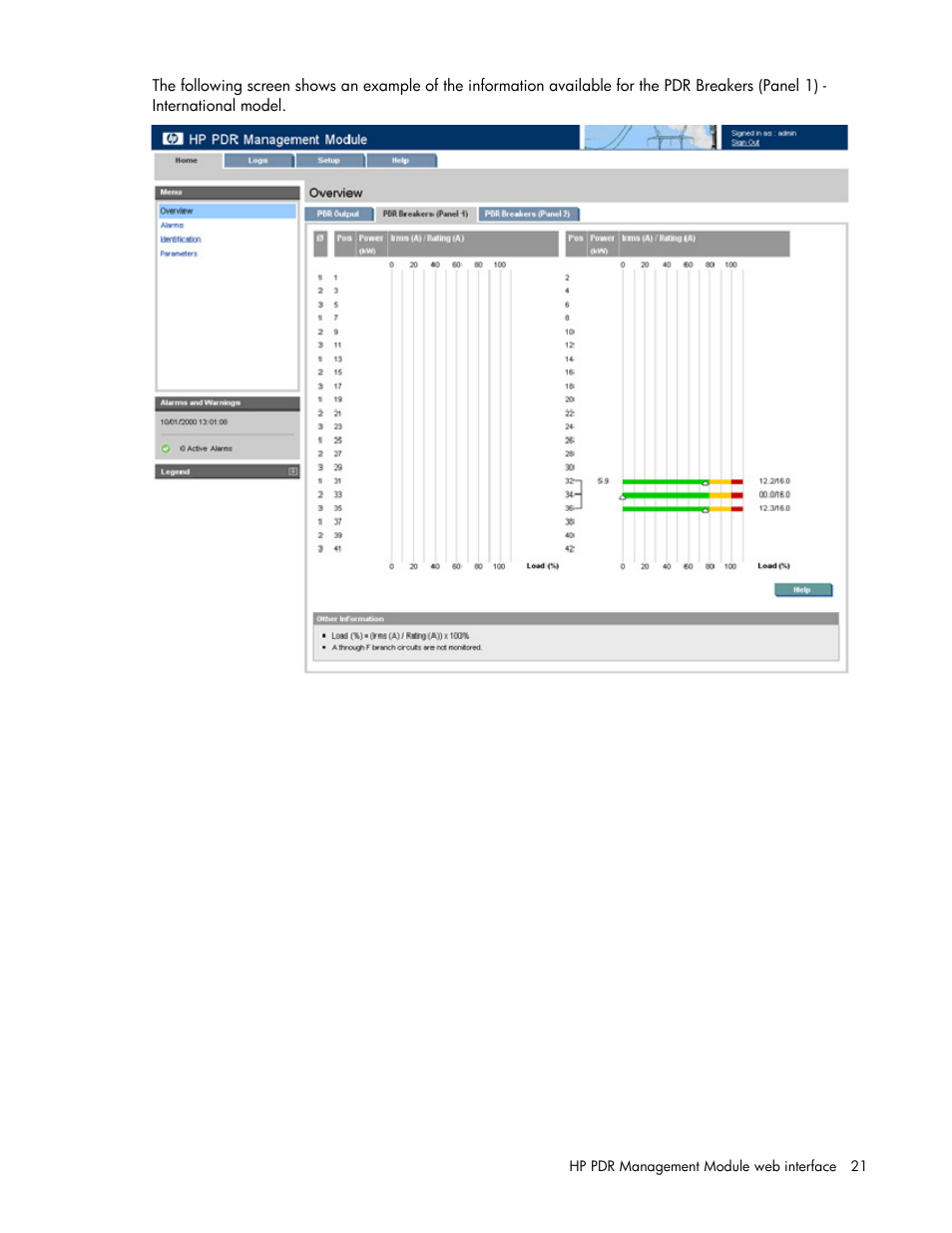 HP Power Distribution Unit Management Module User Manual | Page 21 / 77
