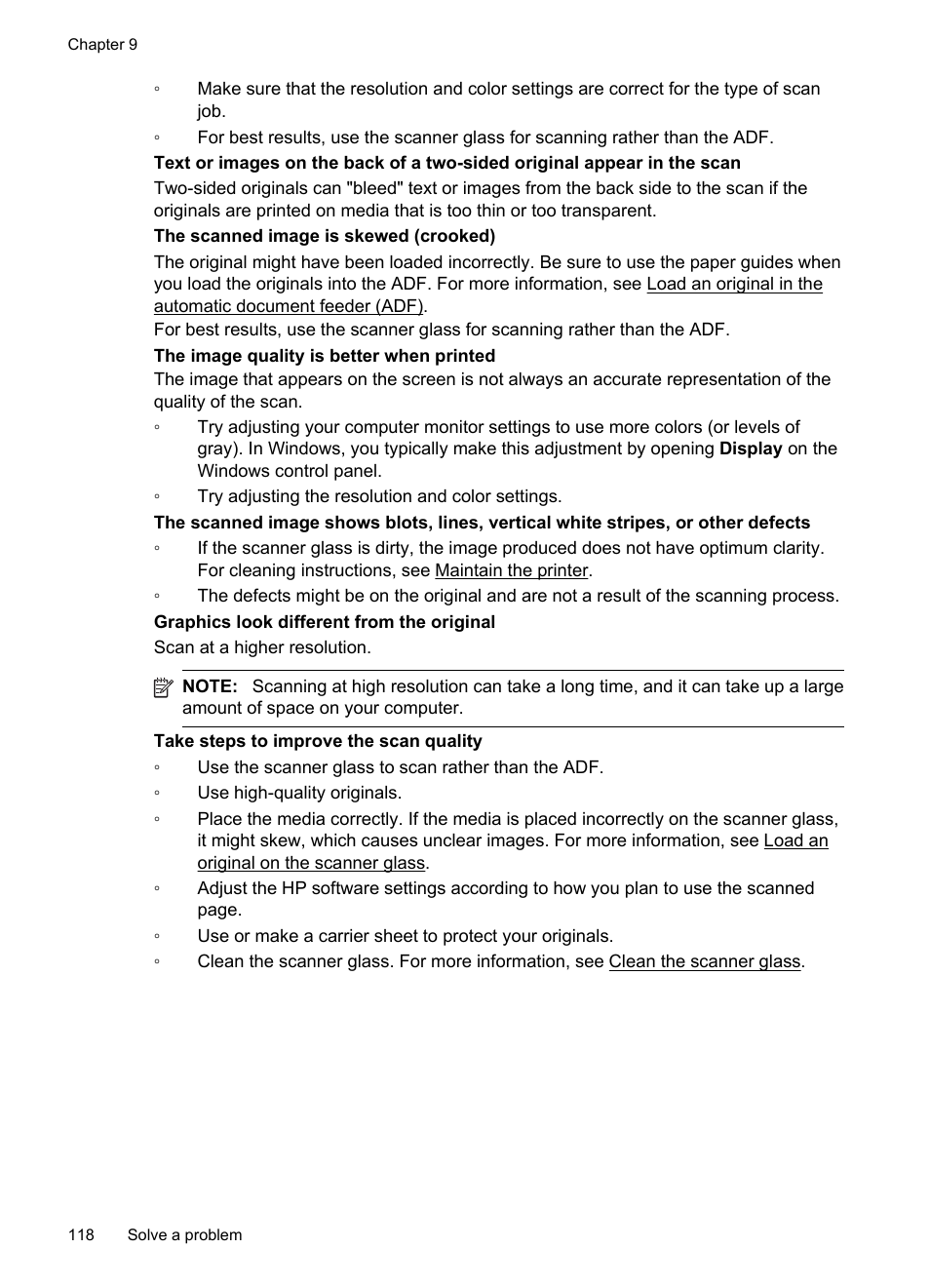 HP Officejet Pro 276dw Multifunction Printer series User Manual | Page 122 / 260