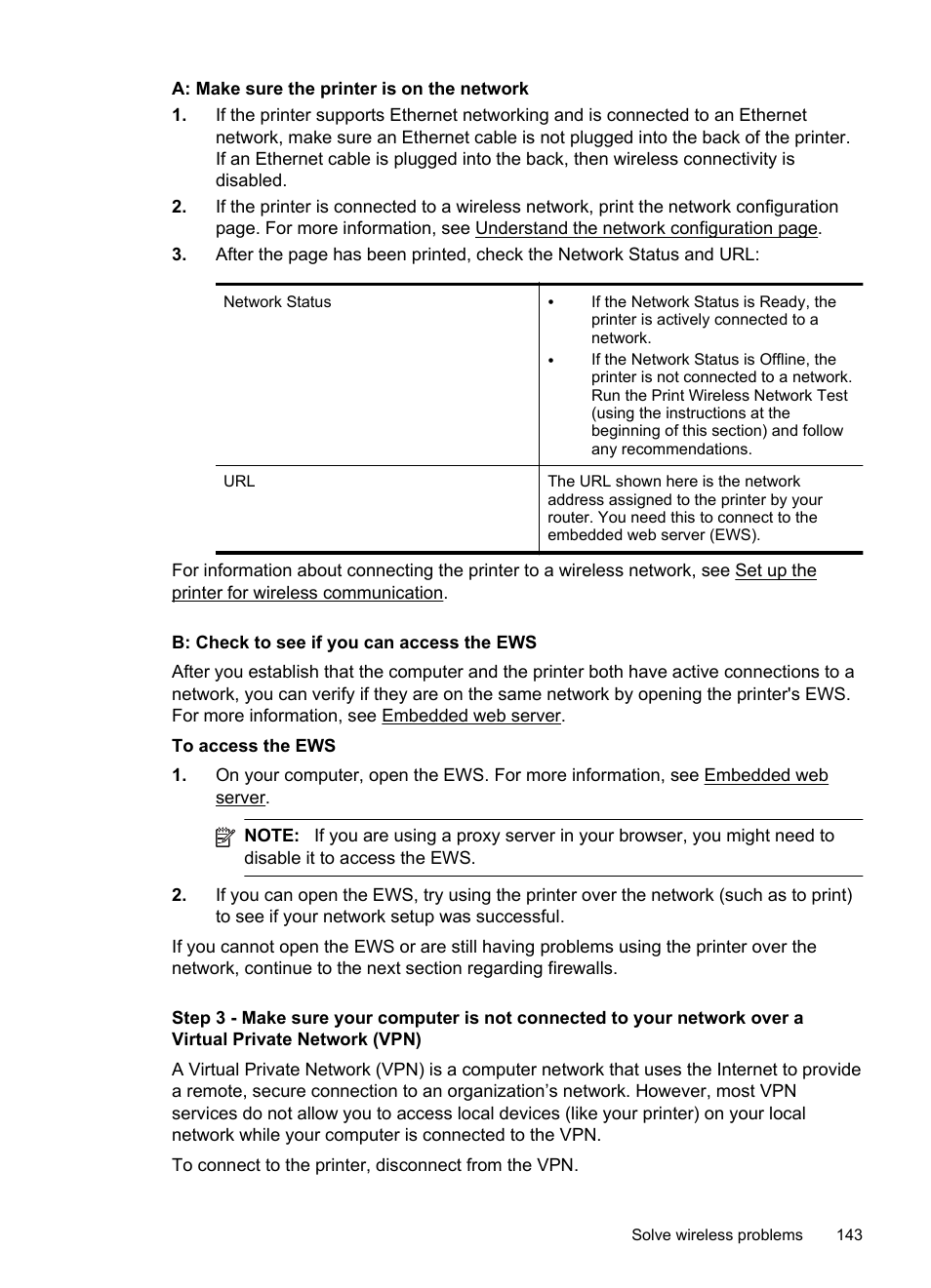 HP Officejet Pro 276dw Multifunction Printer series User Manual | Page 147 / 260