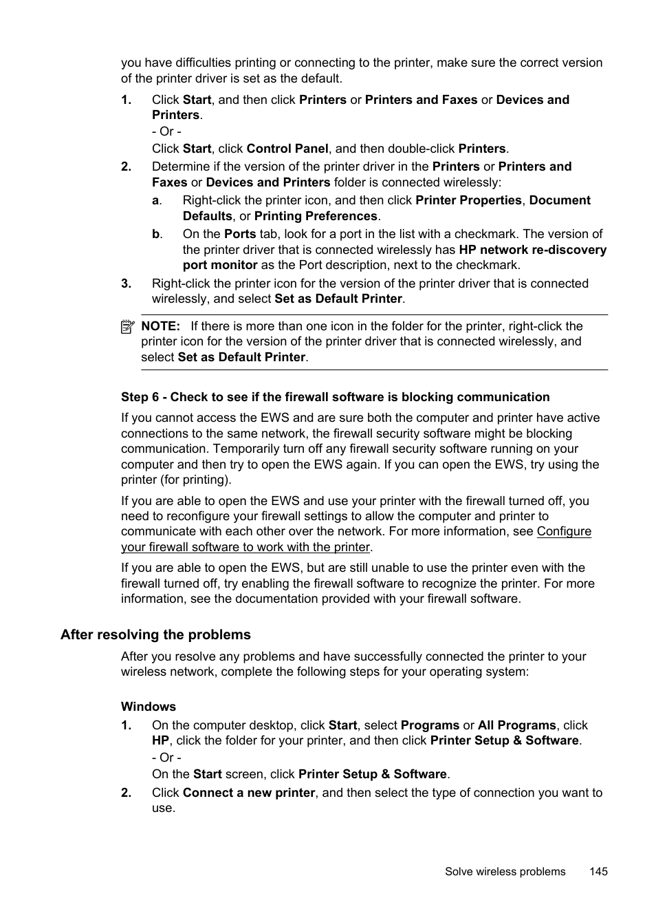 After resolving the problems | HP Officejet Pro 276dw Multifunction Printer series User Manual | Page 149 / 260