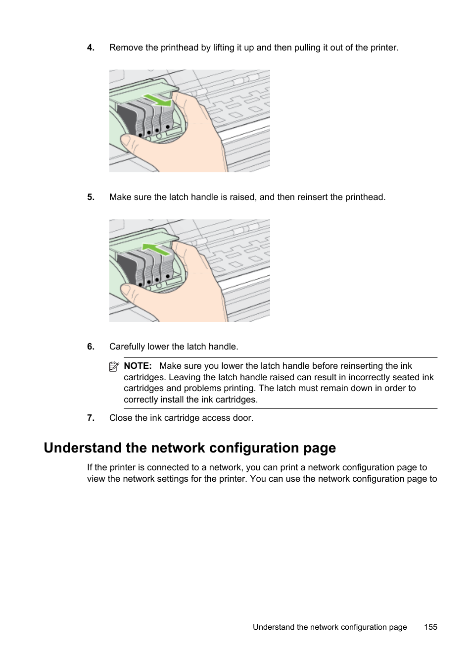Understand the network configuration page | HP Officejet Pro 276dw Multifunction Printer series User Manual | Page 159 / 260