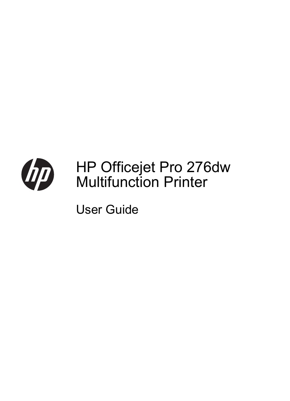 HP Officejet Pro 276dw Multifunction Printer series User Manual | Page 2 / 260