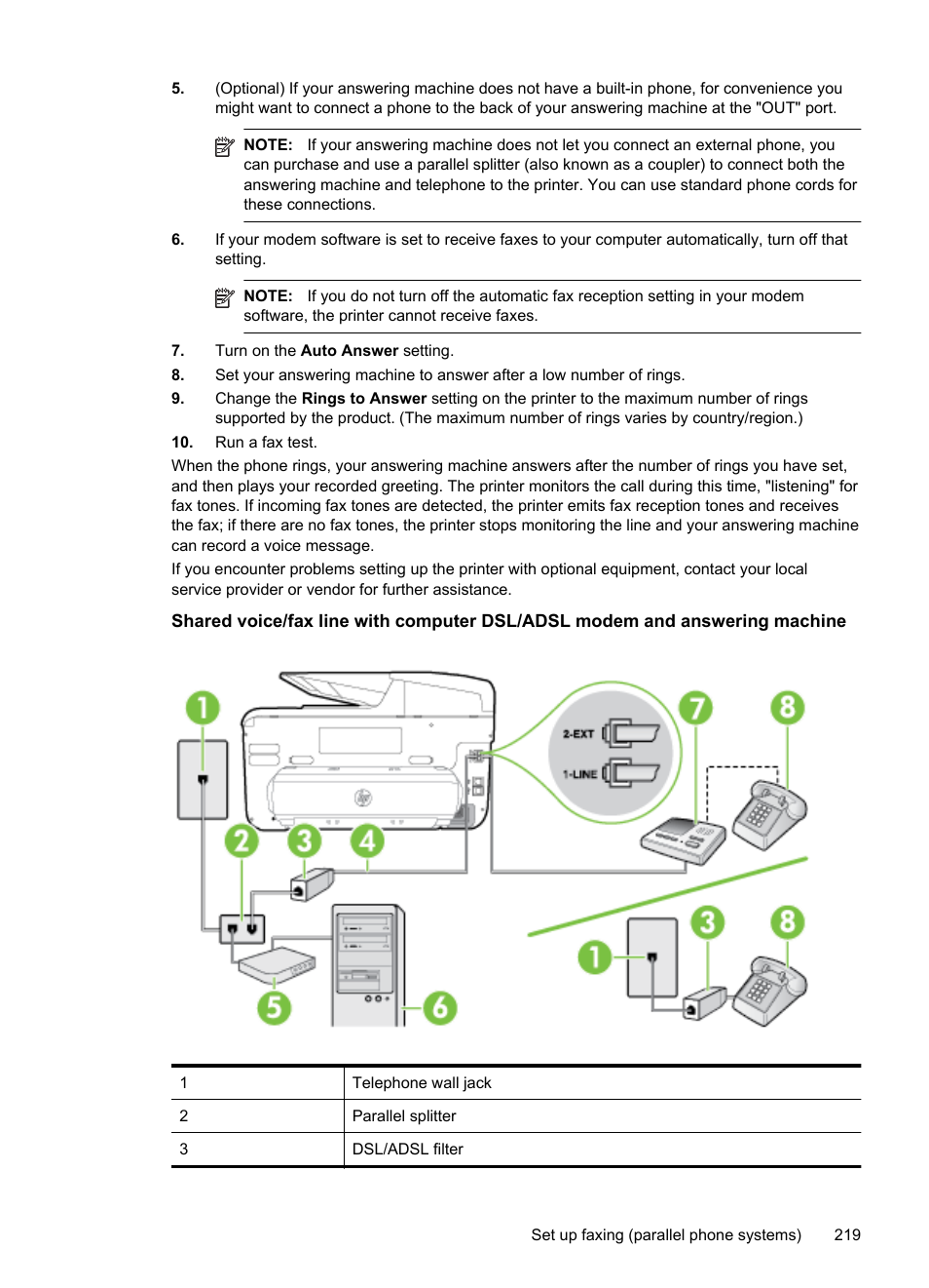 HP Officejet Pro 276dw Multifunction Printer series User Manual | Page 223 / 260
