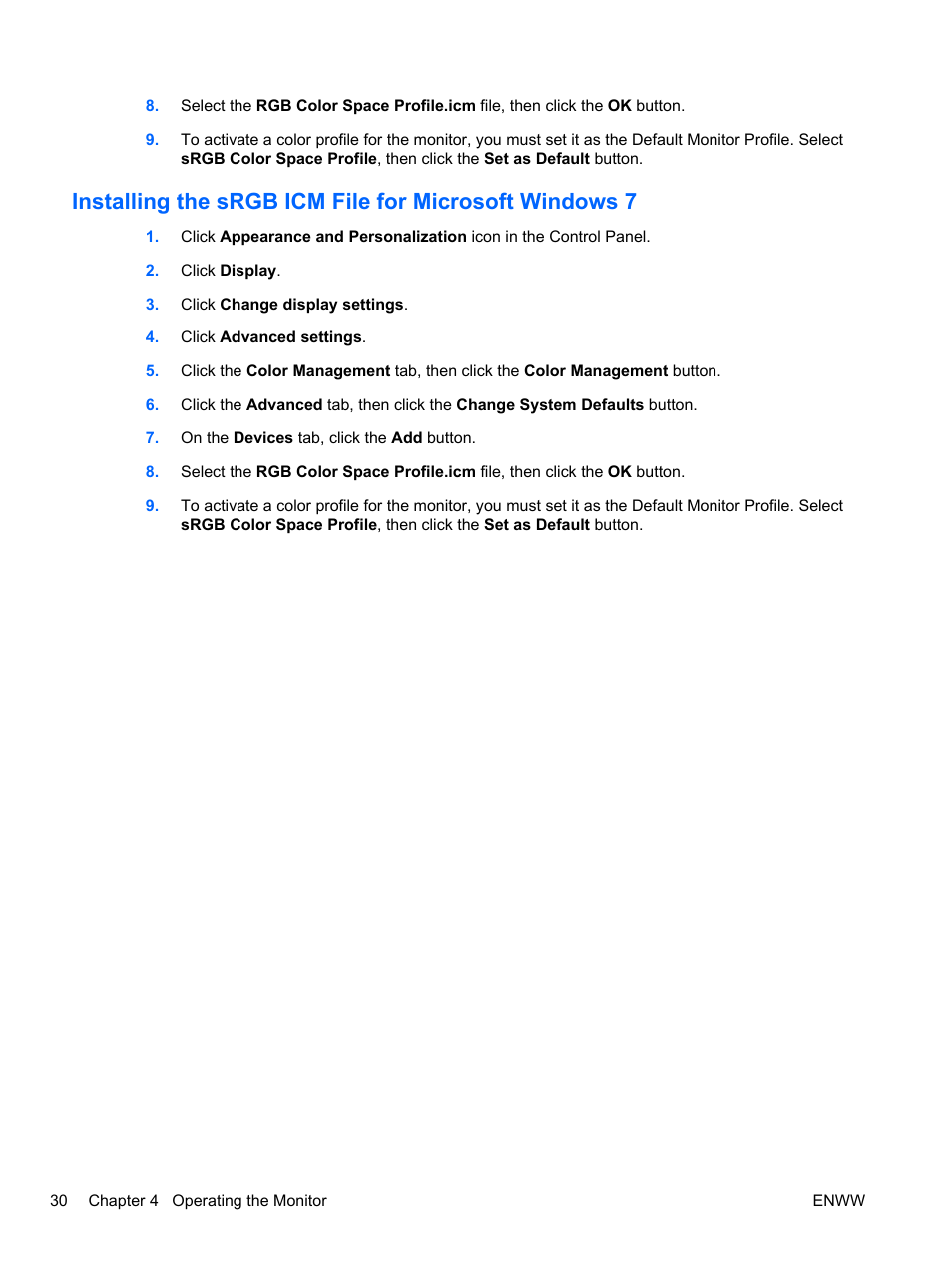 HP ZR24w 24-inch S-IPS LCD Monitor User Manual | Page 38 / 53