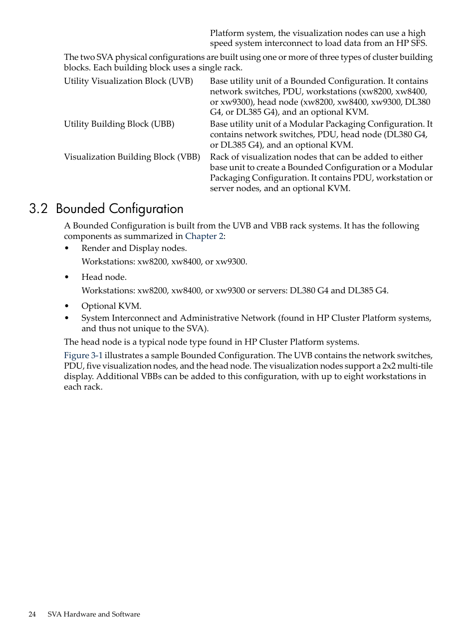 2 bounded configuration | HP Scalable Visualization Array Software User Manual | Page 24 / 62