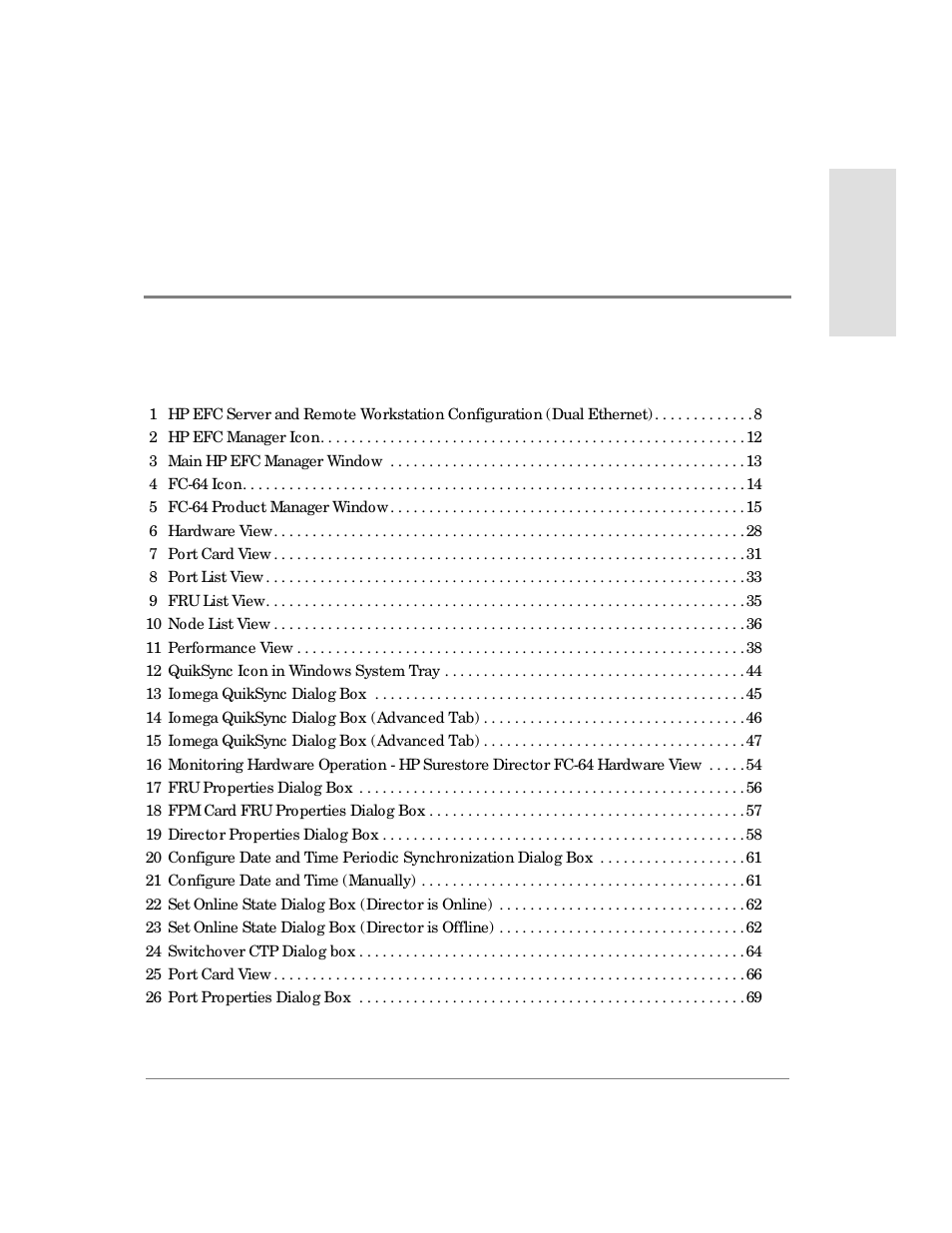 Figures | HP Surestore 64 Director Switch User Manual | Page 11 / 260