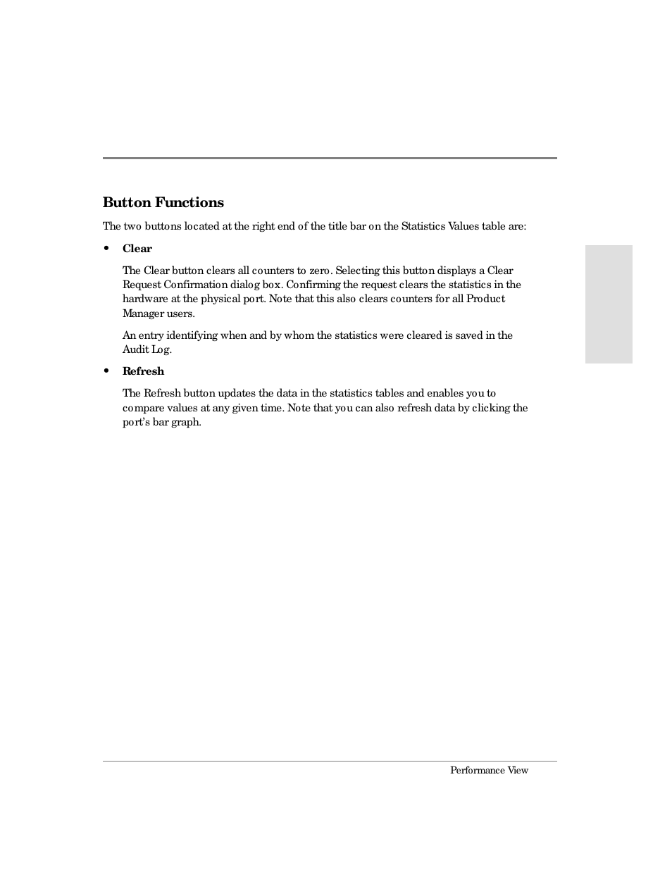 Button functions | HP Surestore 64 Director Switch User Manual | Page 113 / 260