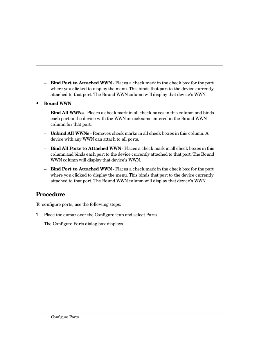 Procedure | HP Surestore 64 Director Switch User Manual | Page 136 / 260