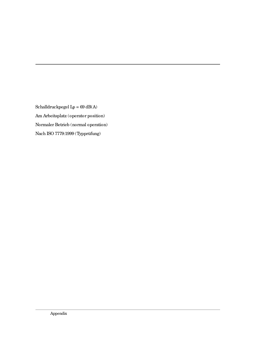 Germany noise declaration | HP Surestore 64 Director Switch User Manual | Page 218 / 260