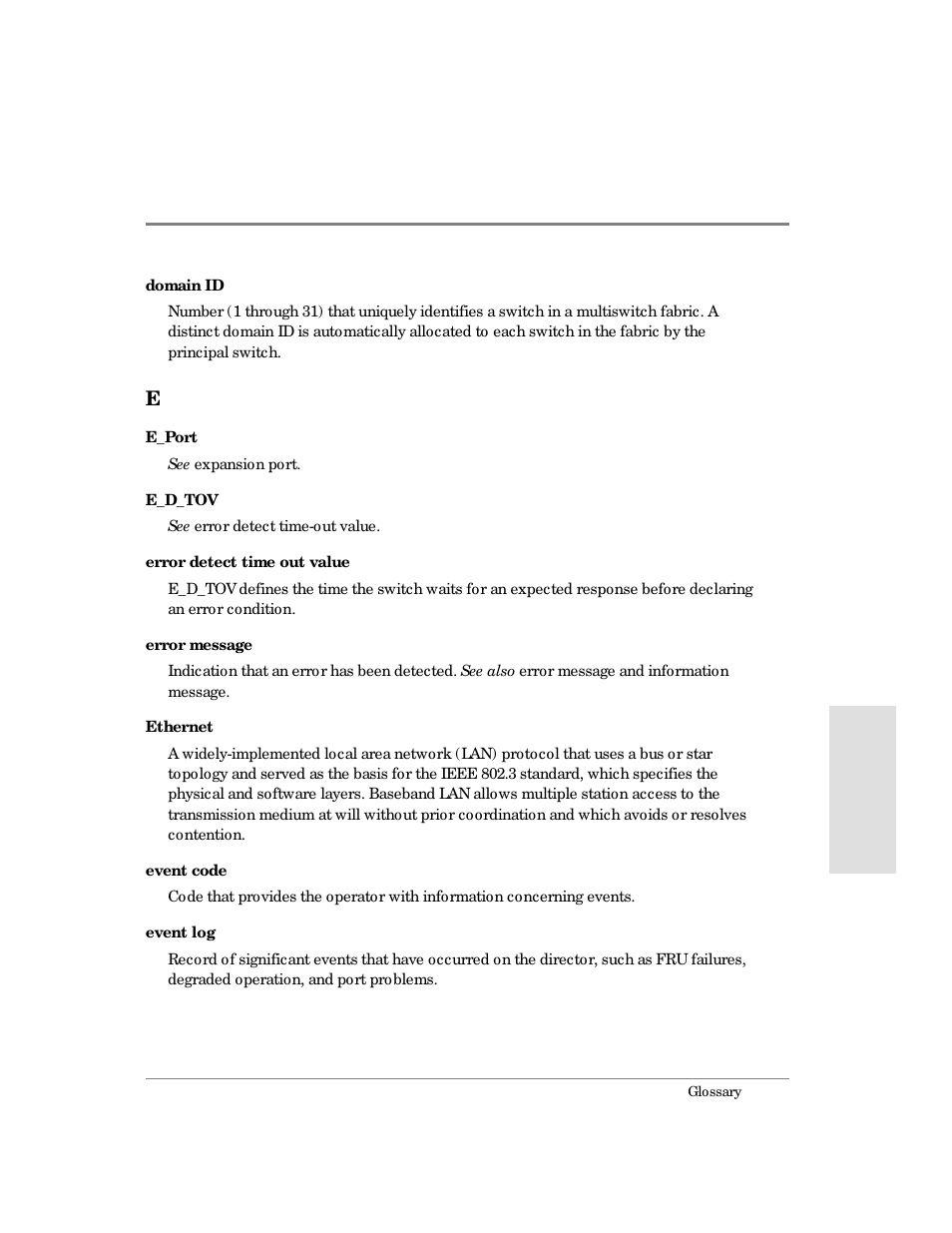 HP Surestore 64 Director Switch User Manual | Page 227 / 260