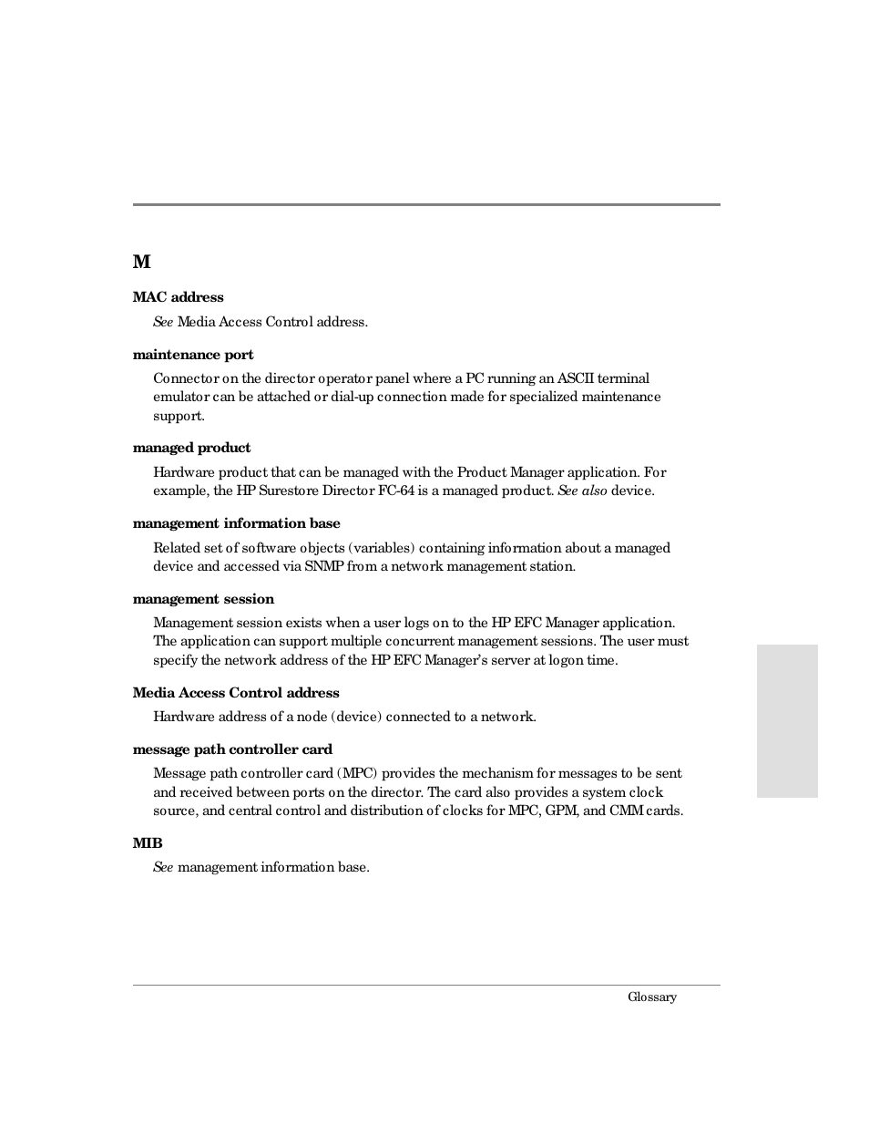 HP Surestore 64 Director Switch User Manual | Page 235 / 260