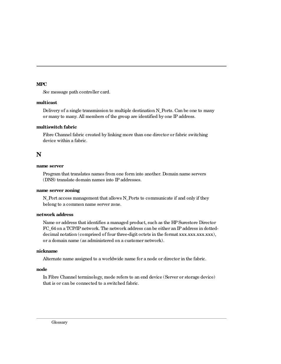 HP Surestore 64 Director Switch User Manual | Page 236 / 260