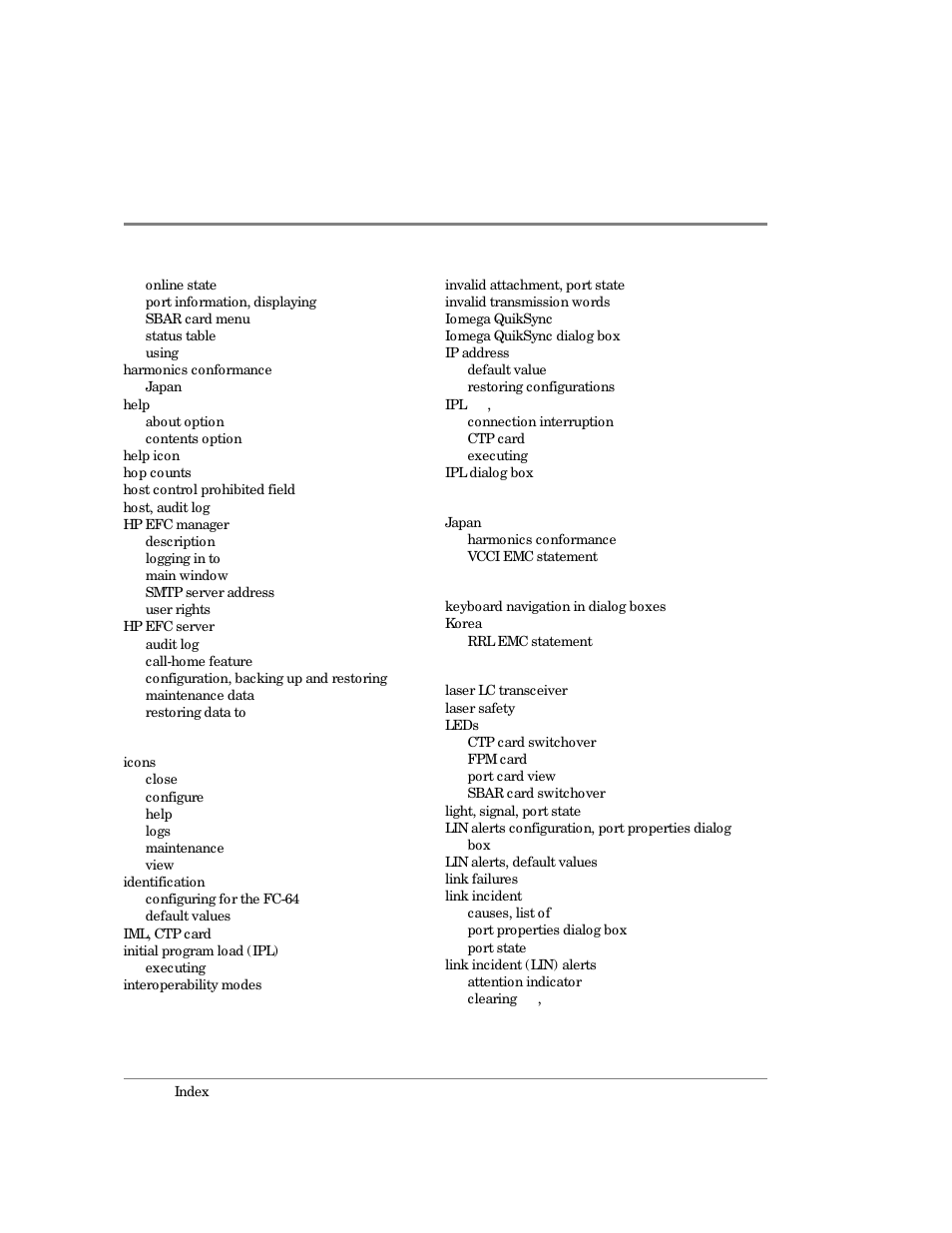 HP Surestore 64 Director Switch User Manual | Page 250 / 260