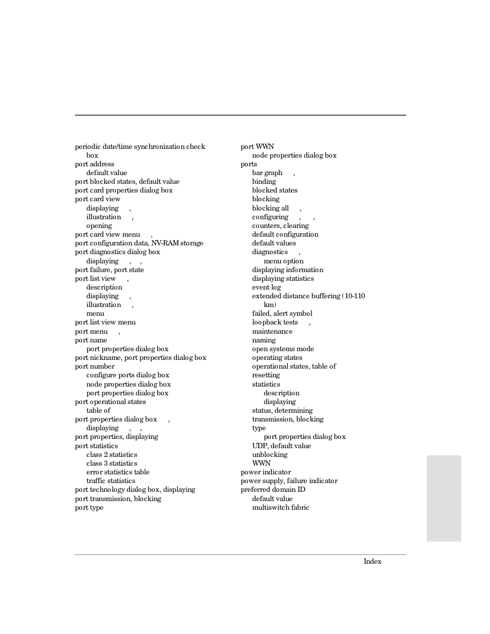 HP Surestore 64 Director Switch User Manual | Page 253 / 260