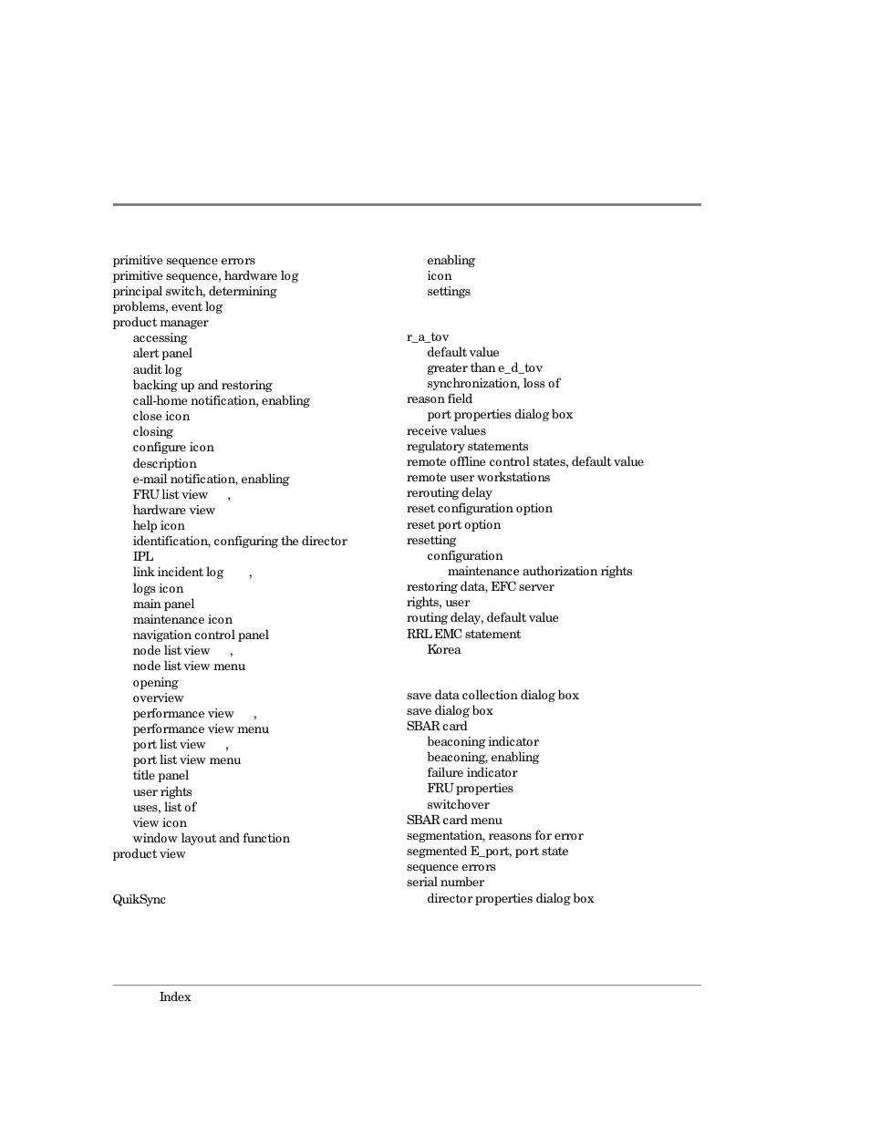 HP Surestore 64 Director Switch User Manual | Page 254 / 260