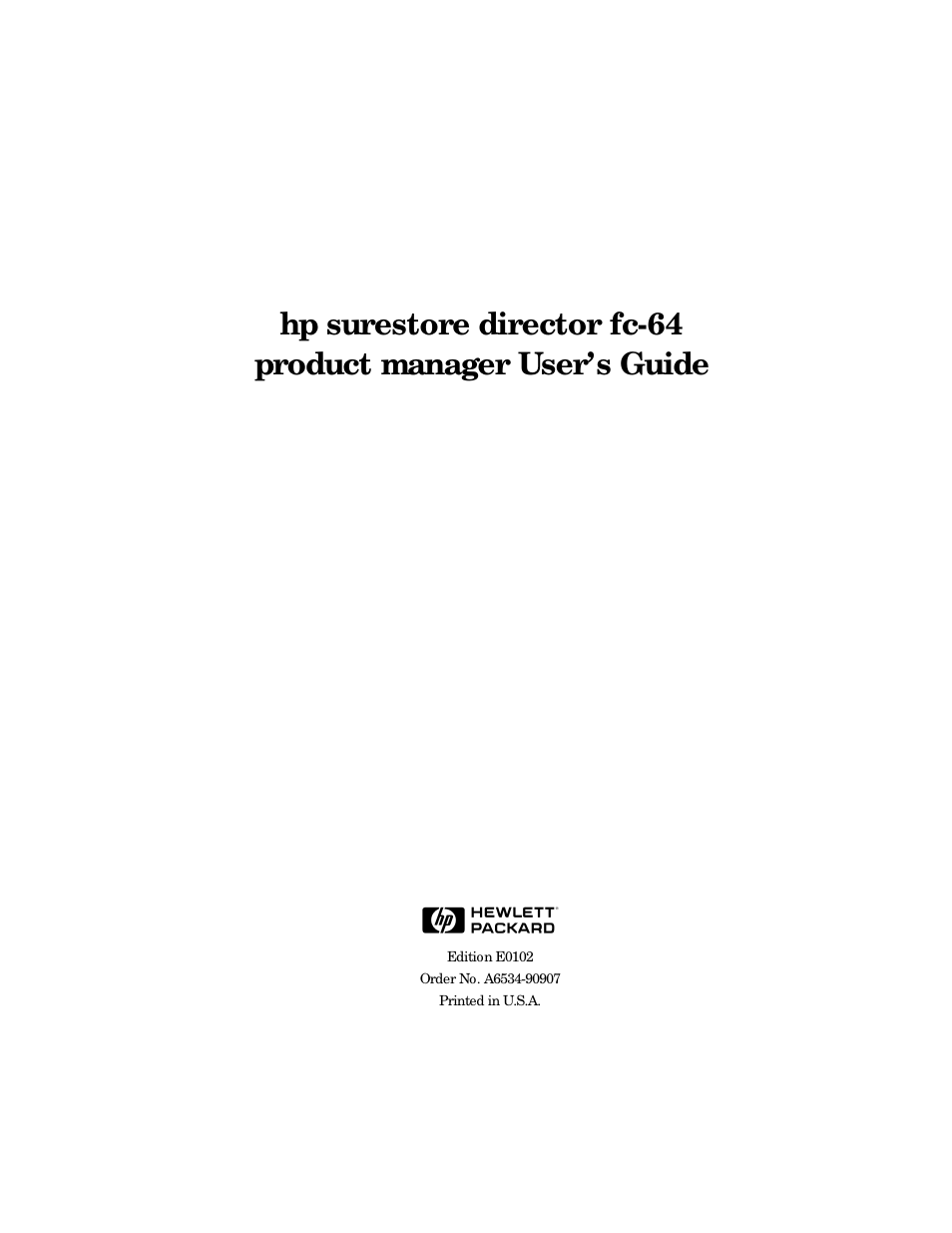 HP Surestore 64 Director Switch User Manual | Page 3 / 260