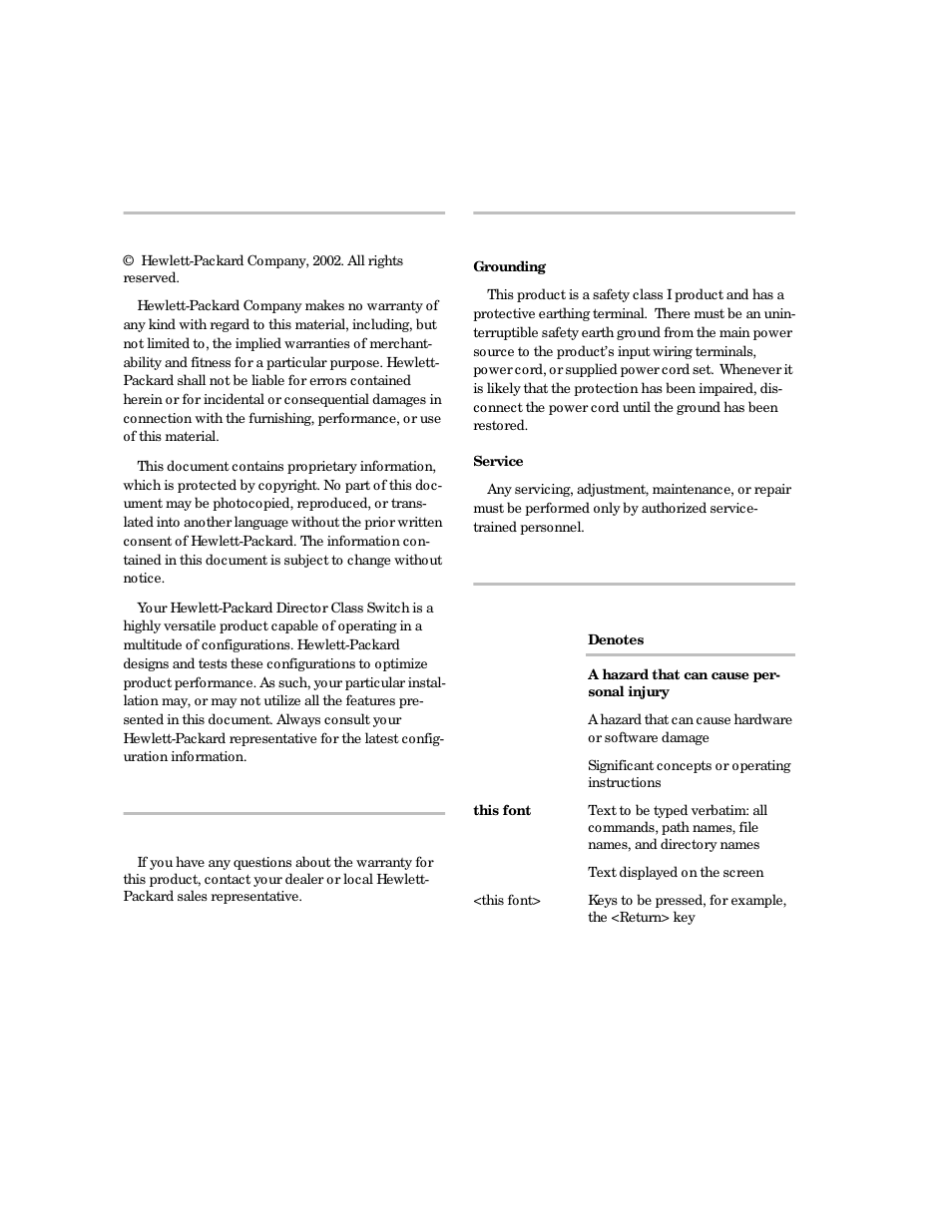 HP Surestore 64 Director Switch User Manual | Page 4 / 260