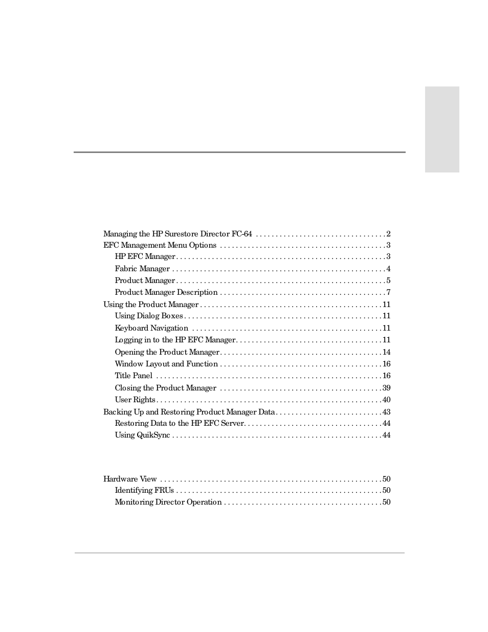 HP Surestore 64 Director Switch User Manual | Page 5 / 260