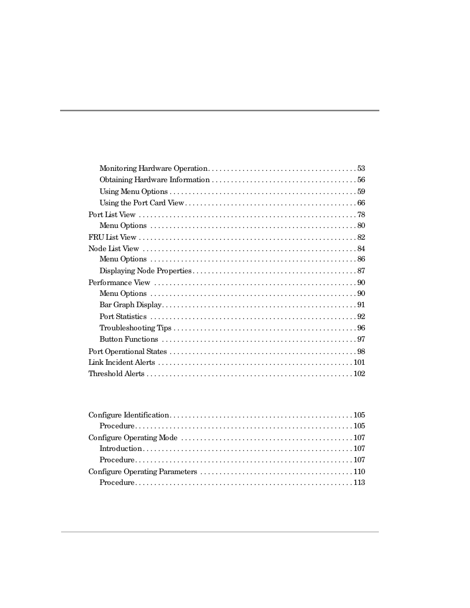 3 configuring the director | HP Surestore 64 Director Switch User Manual | Page 6 / 260