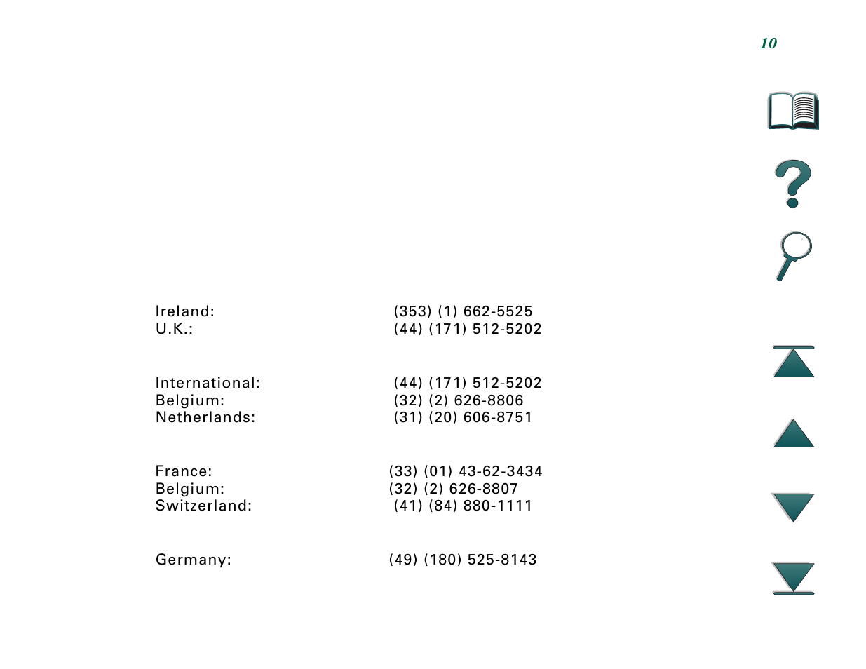 HP LaserJet 8000 Multifunction Printer series User Manual | Page 10 / 362