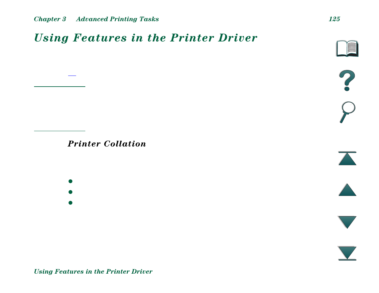 Using features in the printer driver, Printer collation | HP LaserJet 8000 Multifunction Printer series User Manual | Page 125 / 362