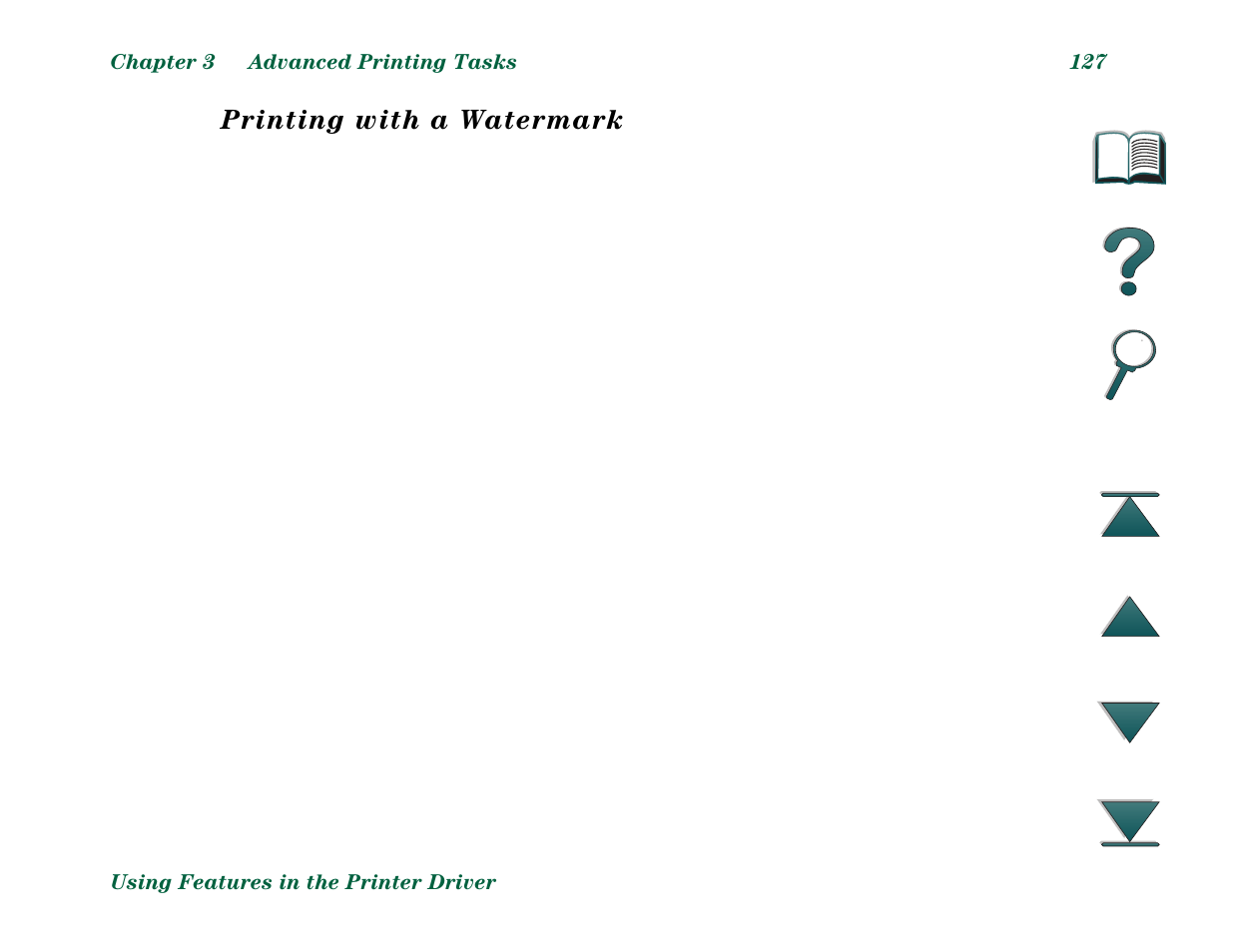 Printing with a watermark | HP LaserJet 8000 Multifunction Printer series User Manual | Page 127 / 362