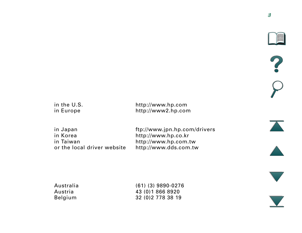 Hp support | HP LaserJet 8000 Multifunction Printer series User Manual | Page 3 / 362
