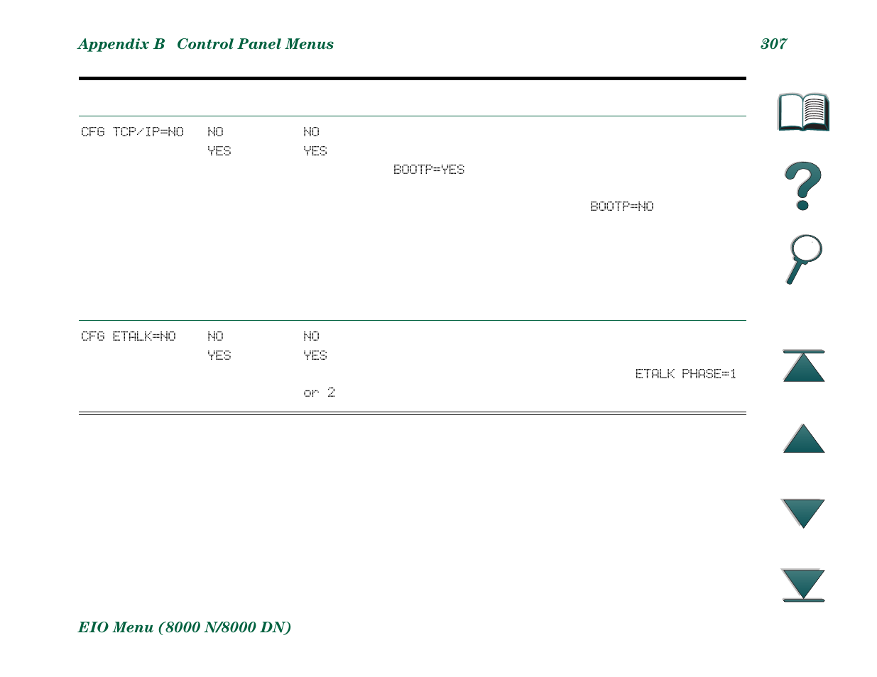 HP LaserJet 8000 Multifunction Printer series User Manual | Page 307 / 362