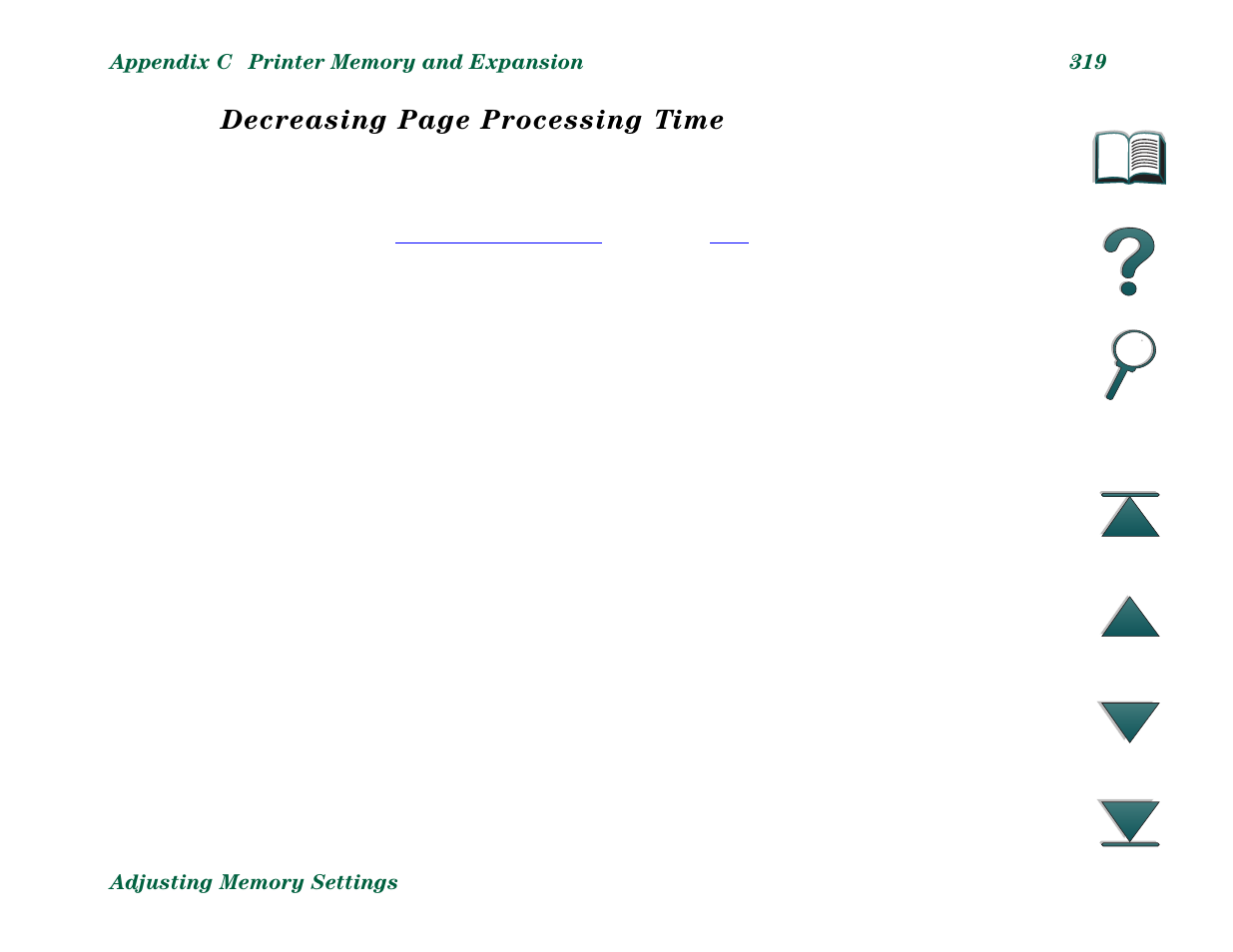 Decreasing page processing time | HP LaserJet 8000 Multifunction Printer series User Manual | Page 319 / 362