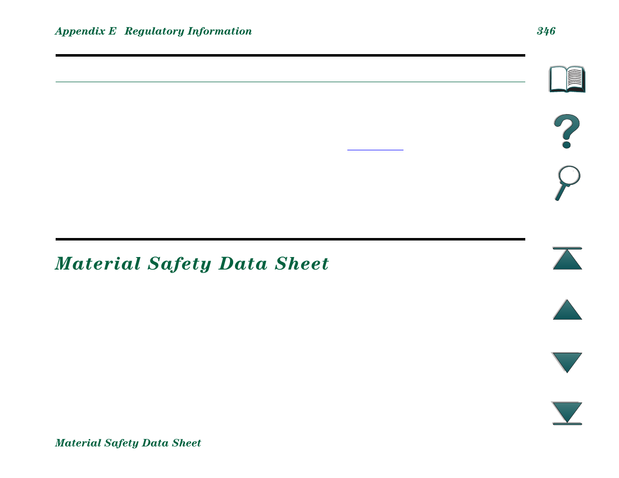 Material safety data sheet | HP LaserJet 8000 Multifunction Printer series User Manual | Page 346 / 362