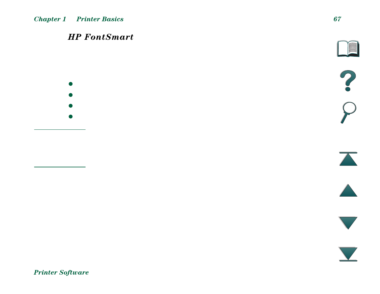 Hp fontsmart | HP LaserJet 8000 Multifunction Printer series User Manual | Page 67 / 362