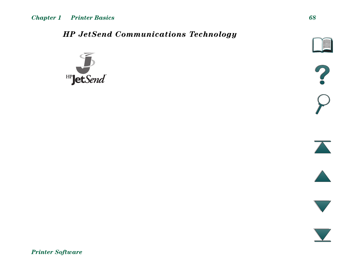 Hp jetsend communications technology | HP LaserJet 8000 Multifunction Printer series User Manual | Page 68 / 362